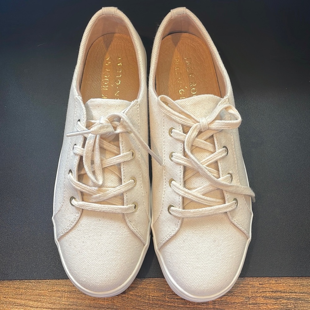 Cream colored Jack Rogers sneakers